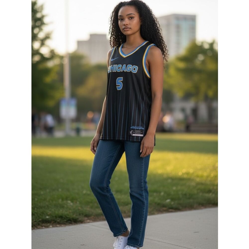 Nike Chicago Sky Reese #5 Jersey Women’s NWT Black WNBA Basketball Multiple Size